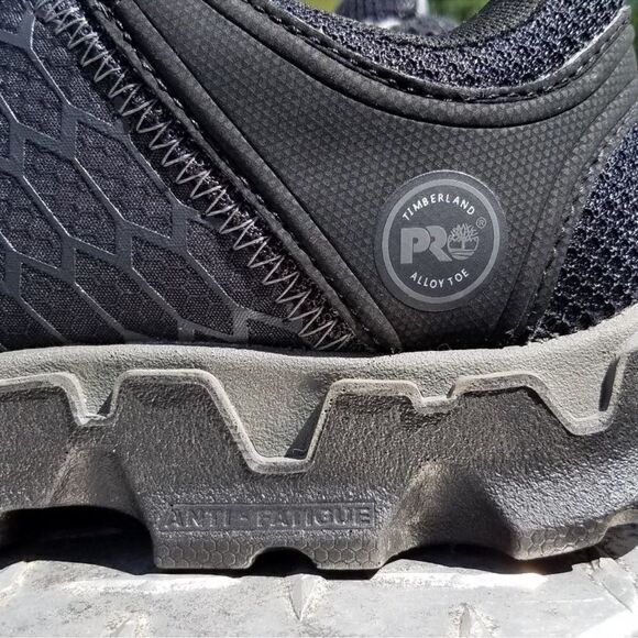 Timberland PRO Powertrain Sport Alloy Toe Work Sneaker - Black 7.5 wide B15 - Picture 4 of 12